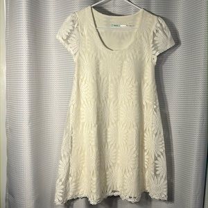 Kimchi Blue Sunflower Ivory Lace Dress women’s  size Small